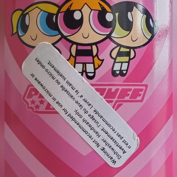Powerpuff Girls Heart Mug Cartoon Pink Coffee Mug Cup Jumbo NWT - Picture 5 of 13